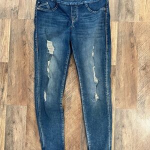 Rock & Republic Ripped Blue Skinny Jeans